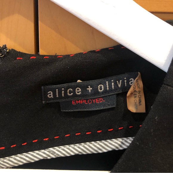 Alice and Olivia black peplum dress - Picture 2 of 4